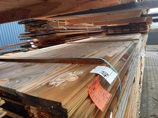 Ca. 108x Douglas zweeds rabat, 26x190mm, lengte 300cm